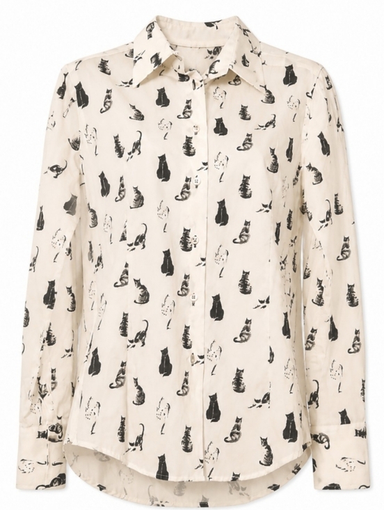 Coton Doux Tops - 😺Cotton DOuX Women Cats Shirt